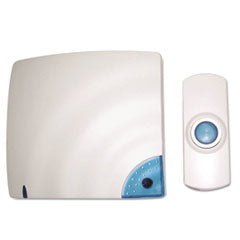 Tatco Wireless Doorbell, Battery Operated, 1.38 x 0.75 x 3.5, Bone OrdermeInc OrdermeInc