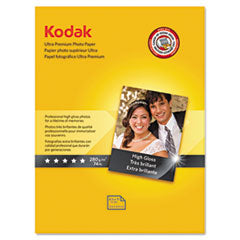 Kodak Ultra Premium Photo Paper, 10 mil, 8.5 x 11, High-Gloss White, 25/Pack OrdermeInc OrdermeInc