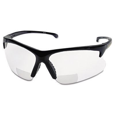 V60 30-06 RX Safety Readers, Black Frame, Clear Lens, 2.5 Diopter OrdermeInc OrdermeInc