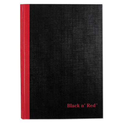 Black n' Red™ Hardcover Casebound Notebooks, SCRIBZEE Compatible, 1-Subject, Wide/Legal Rule, Black Cover, (96) 8.25 x 5.63 Sheets OrdermeInc OrdermeInc