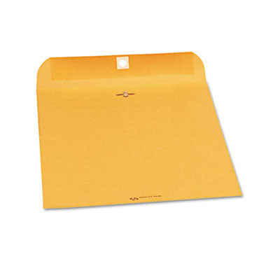 Quality Park™ Clasp Envelope, 28 lb Bond Weight Kraft, #97, Square Flap, Clasp/Gummed Closure, 10 x 13, Brown Kraft, 250/Carton OrdermeInc OrdermeInc