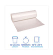 Boardwalk® High-Density Can Liners, 60 gal, 14 mic, 38" x 58", Natural, 25 Bags/Roll, 8 Rolls/Carton - OrdermeInc