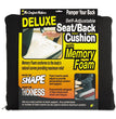 Master Caster® The ComfortMakers Deluxe Seat/Back Cushion, Memory Foam, 17 x 2.75 x 17.5, Black OrdermeInc OrdermeInc