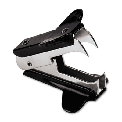 UNIVERSAL OFFICE PRODUCTS Jaw Style Staple Remover, Black