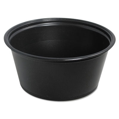 Conex Complements Portion/Medicine Cups, 3.25 oz, Black, 125/Bag, 20 Bags/Carton OrdermeInc OrdermeInc