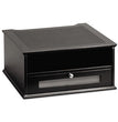 Midnight Black Collection Monitor Riser, 13" x 13" x 6.5", Black, Supports 50 lbs OrdermeInc OrdermeInc