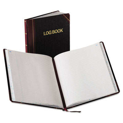 Boorum & Pease® Log Book, List-Management Format with Medium/College Rule, Black/Red Cover, (150) 10.13 x 7.78 Sheets OrdermeInc OrdermeInc