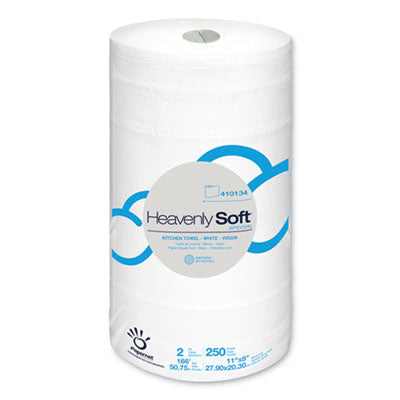 SOFIDEL AMERICA Heavenly Soft Kitchen Paper Towel, Special, 2-Ply, 11" x 167 ft, White, 12 Rolls/Carton - OrdermeInc