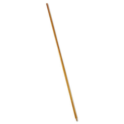 RUBBERMAID COMMERCIAL PROD. Wood Threaded-Tip Broom/Sweep Handle, 0.94" dia x 60", Natural - OrdermeInc