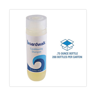 Boardwalk® Conditioning Shampoo, Floral Fragrance, 0.75 oz. Bottle, 288/Carton - OrdermeInc