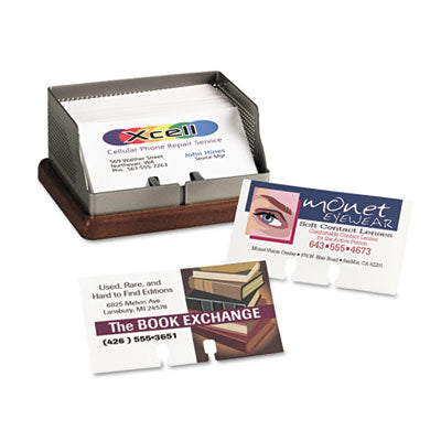 Small Rotary Cards, Laser/Inkjet, 2.17 x 4, White, 8 Cards/Sheet, 400 Cards/Box OrdermeInc OrdermeInc