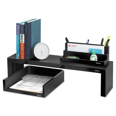 Fellowes® Designer Suites Shelf, 30 lb Capacity, 26 x 7 x 6.75, Black Pearl OrdermeInc OrdermeInc