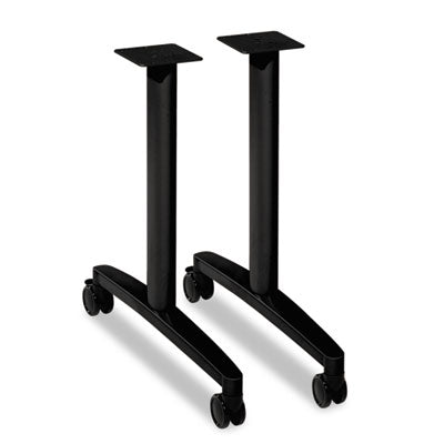Huddle T-Leg Base for 24" and 30" Deep Table Tops, 39.25w x 23.5d x 23.38h, Black OrdermeInc OrdermeInc