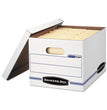 FELLOWES MFG. CO. STOR/FILE Storage Box, Letter/Legal Files, 12.5" x 16.25" x 10.5", White, 6/Pack - OrdermeInc