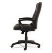 Alera YR Series Executive High-Back Swivel/Tilt Bonded Leather Chair, Supports 275 lb, 17.71" to 21.65" Seat Height, Black OrdermeInc OrdermeInc