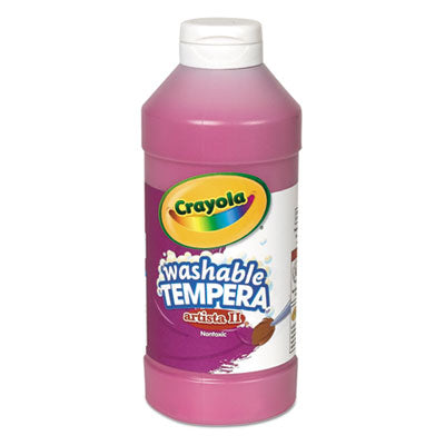 Crayola® Artista II Washable Tempera Paint, Magenta, 16 oz Bottle - OrdermeInc