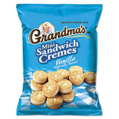 Grandma's® Mini Vanilla Creme Sandwich Cookies, 3.71 oz, 24/Carton OrdermeInc OrdermeInc