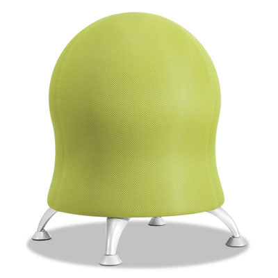 Zenergy Ball Chair, Backless, Supports Up to 250 lb, Grass Fabric Seat, Silver Base OrdermeInc OrdermeInc