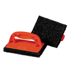 3M/COMMERCIAL TAPE DIV. Scotchbrick Griddle Scrubber 9537, 4 x 6 x 3, Red/Black, 12/Carton - OrdermeInc