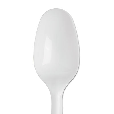 SmartStock Plastic Cutlery Refill, Teaspoon, 5.5", Series-B Mediumweight, White, 40/Pack, 24 Packs/Carton OrdermeInc OrdermeInc
