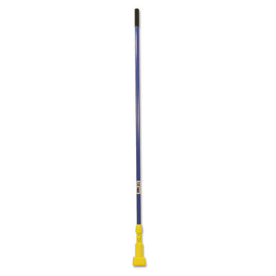 RUBBERMAID COMMERCIAL PROD. Gripper Fiberglass Mop Handle, 1" dia x 60", Blue/Yellow - OrdermeInc