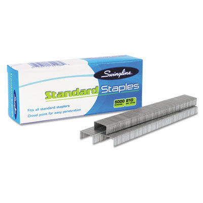 S.F. 1 Standard Staples, 0.25" Leg, 0.5" Crown, Steel, 5,000/Box OrdermeInc OrdermeInc