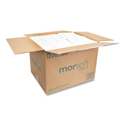 Morcon Tissue Morsoft Dispenser Napkins, 1-Ply, 6 x 13, White, 500/Pack, 20 Packs/Carton - OrdermeInc