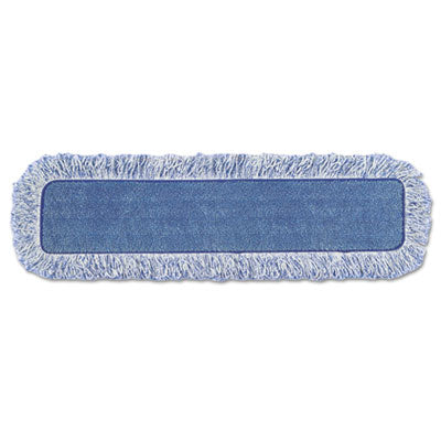 Rubbermaid® Commercial High Absorbency Mop Pad, Nylon/Polyester Microfiber, 18" Long, Blue - OrdermeInc