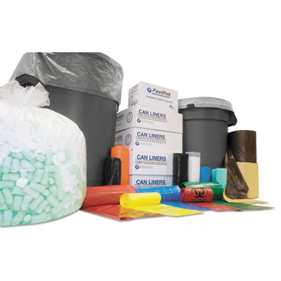 Institutional Low-Density Infectious Waste Can Liners, 10 gal, 1.3 mil, 24" x 23", Red, 25 Bags/Roll, 10 Rolls/Carton OrdermeInc OrdermeInc