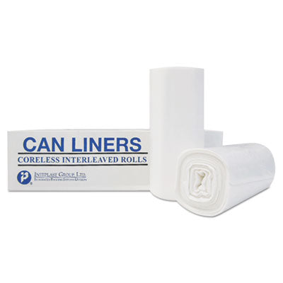 High-Density Commercial Can Liners Value Pack, 56 gal, 11 mic, 43" x 46", Clear, 25 Bags/Roll, 8 Interleaved Rolls/Carton OrdermeInc OrdermeInc