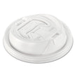 DART Optima Reclosable Lid, Fits 12 oz to 24 oz Foam Cups, White, 100/Pack - OrdermeInc