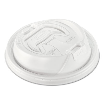 DART Optima Reclosable Lid, Fits 12 oz to 24 oz Foam Cups, White, 100/Pack - OrdermeInc