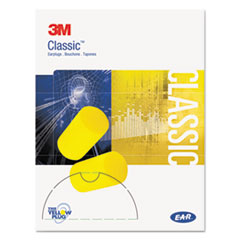 E-A-R Classic Small Earplugs in Pillow Paks, Cordless, PVC Foam, Yellow, 200 Pairs/Box - OrdermeInc