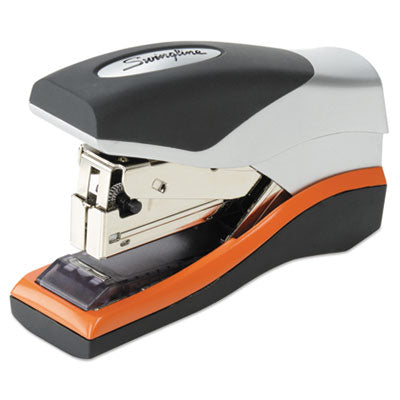 Optima 40 Compact Stapler, 40-Sheet Capacity, Black/Silver/Orange OrdermeInc OrdermeInc