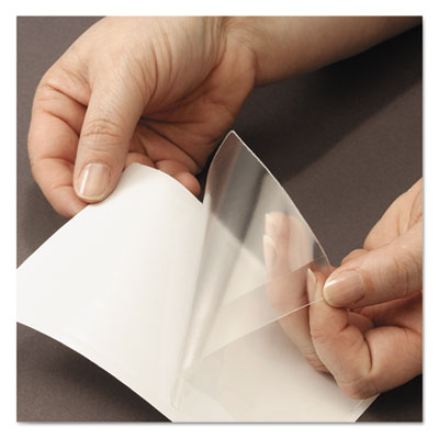 Self-Adhesive Poly Pockets, Top Load, 9 x 5.56, Clear, 100/Box - OrdermeInc