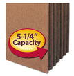 Smead™ Redrope Drop Front File Pockets, 5.25" Expansion, Letter Size, Redrope, 10/Box OrdermeInc OrdermeInc