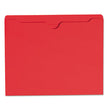 Colored File Jackets with Reinforced Double-Ply Tab, Straight Tab, Letter Size, Red, 100/Box OrdermeInc OrdermeInc