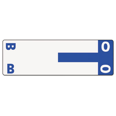 AlphaZ Color-Coded First Letter Combo Alpha Labels, B/O, 1.16 x 3.63, Dark Blue/White, 5/Sheet, 20 Sheets/Pack OrdermeInc OrdermeInc