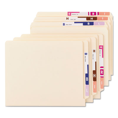 Smead™ AlphaZ Color-Coded Labels Starter Set, A-Z, 1.16 x 3.13, Assorted, 5/Sheet, 300 Sheets/Box OrdermeInc OrdermeInc