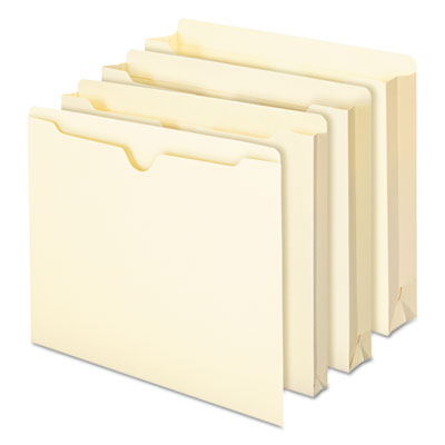 Smead™ Manila File Jackets, 2-Ply Straight Tab, Letter Size, Manila, 100/Box OrdermeInc OrdermeInc