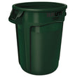 Rubbermaid® Commercial Vented Round Brute Container, 32 gal, Plastic, Dark Green OrdermeInc OrdermeInc