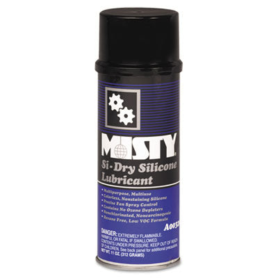 ZEP INC. Si-Dry Silicone Spray Lubricant, 11 oz Aerosol Can, 12/Carton