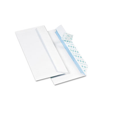 Quality Park™ Redi-Strip Security Tinted Envelope, #10, Commercial Flap, Redi-Strip Heat-Resistant Closure, 4.13 x 9.5, White, 500/Box OrdermeInc OrdermeInc