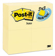 Post-it® Notes Original Pads in Canary Yellow, Value Pack, 3" x 3", 100 Sheets/Pad, 24 Pads/Pack - OrdermeInc