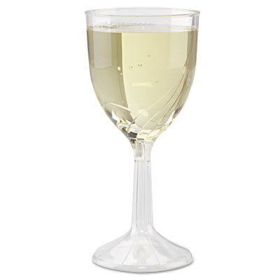 Classicware One-Piece Wine Glasses, 6 oz, Clear, 10/Pack, 10 Packs/Carton OrdermeInc OrdermeInc