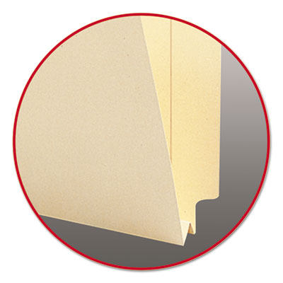 Smead™ Heavyweight Manila End Tab Expansion Folders, Straight Tabs, Letter Size, 1.5" Expansion, 50/Box OrdermeInc OrdermeInc