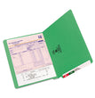 Smead™ Shelf-Master Reinforced End Tab Colored Folders, Straight Tabs, Letter Size, 0.75" Expansion, Green, 100/Box OrdermeInc OrdermeInc