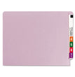 Smead™ Shelf-Master Reinforced End Tab Colored Folders, Straight Tabs, Letter Size, 0.75" Expansion, Lavender, 100/Box OrdermeInc OrdermeInc