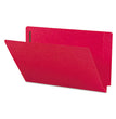 Smead™ Heavyweight Colored End Tab Fastener Folders, 0.75" Expansion, 2 Fasteners, Legal Size, Red Exterior, 50/Box OrdermeInc OrdermeInc