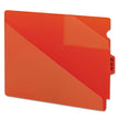 End Tab Poly Out Guides, Two-Pocket Style, 1/3-Cut End Tab, Out, 8.5 x 11, Red, 50/Box OrdermeInc OrdermeInc